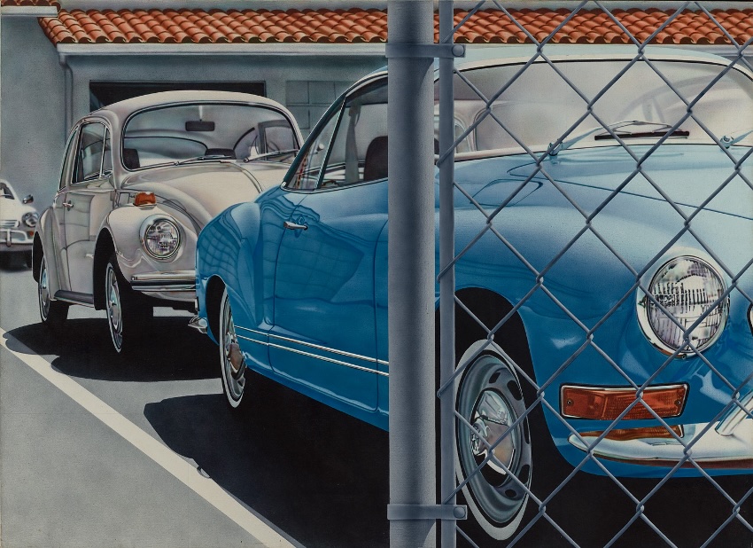 Don Eddy, Private Parking III, 1971, Acryl auf Leinwand, Waddington Custot © Don Eddy, 2026, Foto: Waddington Custot